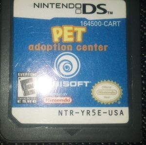 Pet adoption center Nintendo ds